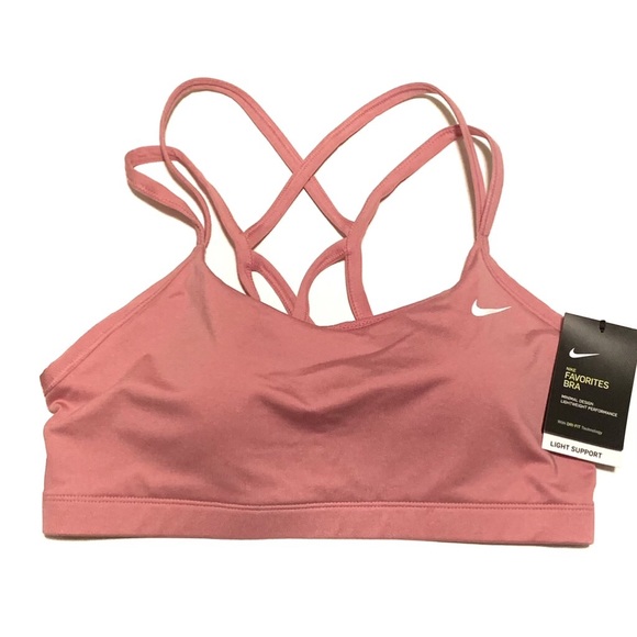 Nike Other - Nike favorites sports bra medium pink activewear